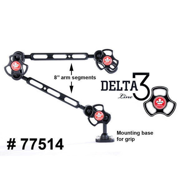 Aquatica 77514 TLC Delta 3 Strobe 8" Arm Kit