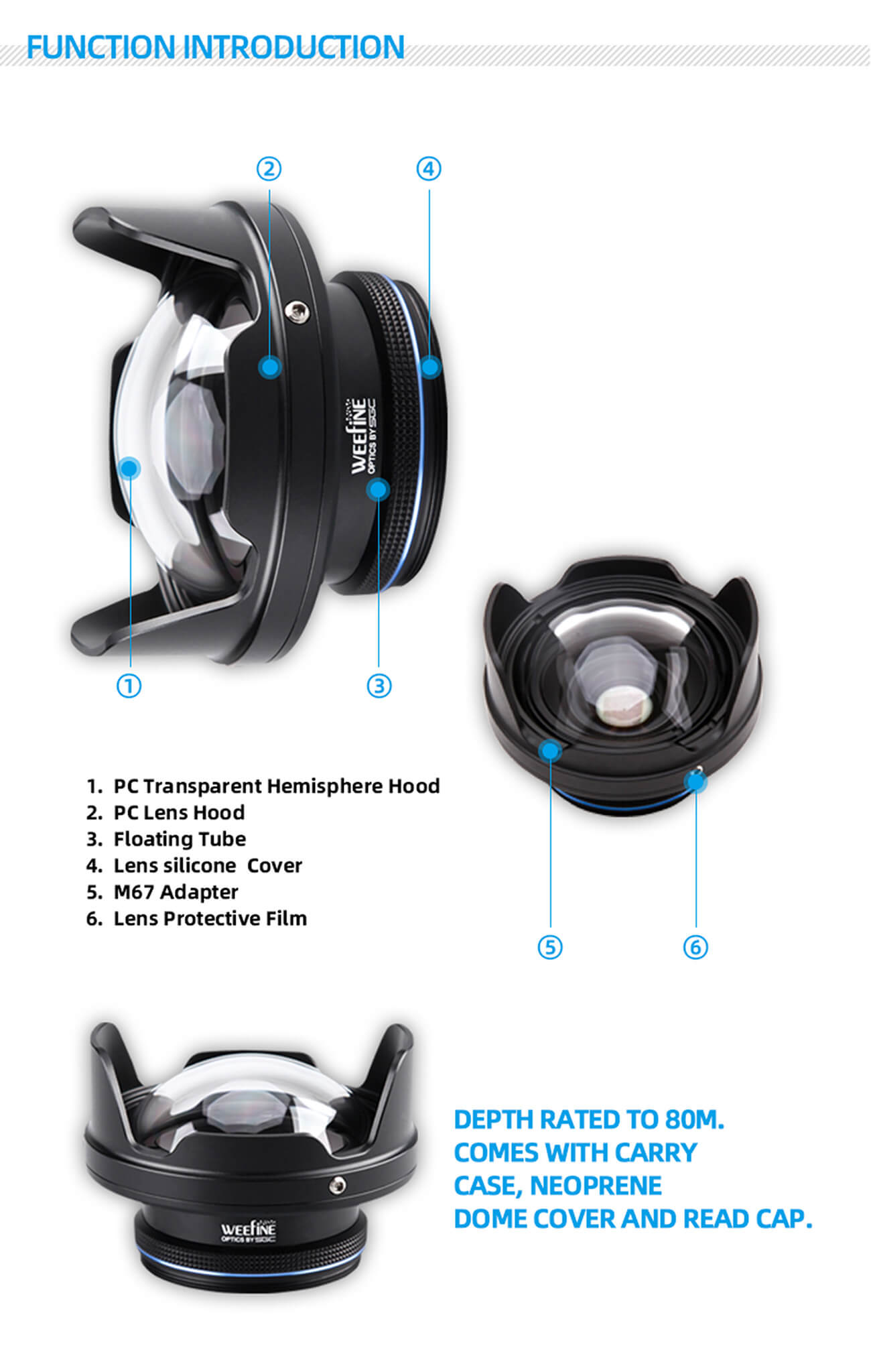 Weefine WFL07 Smartphone Wide Angle Lens M52