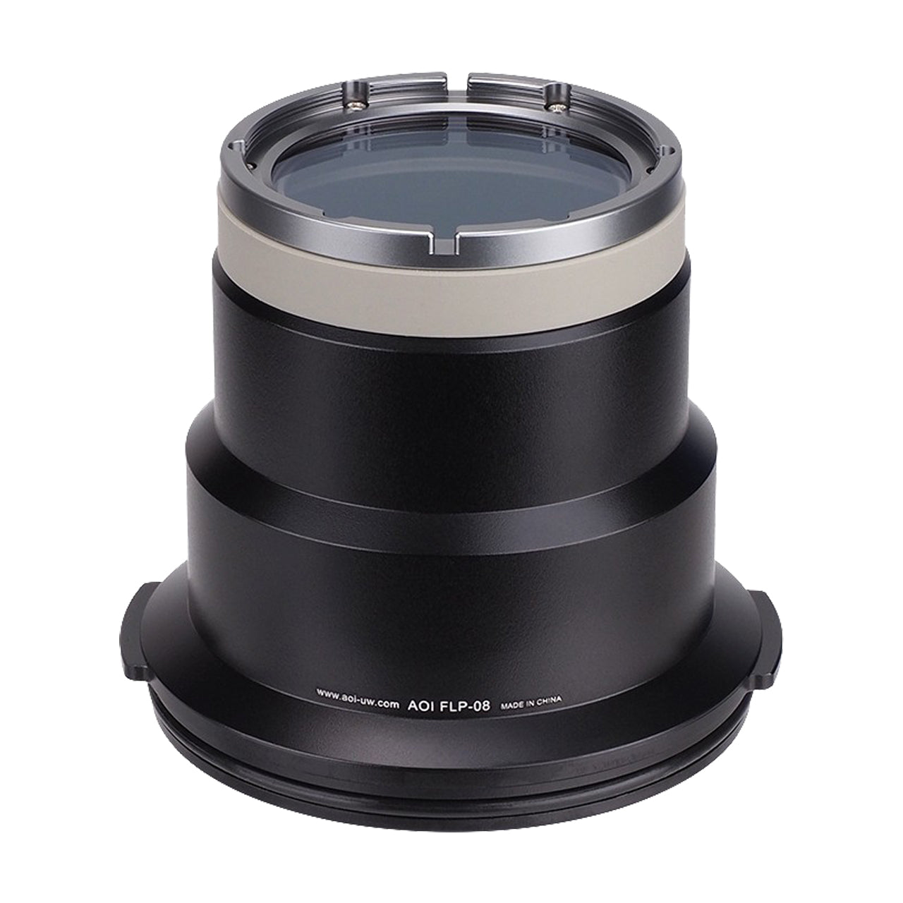 AOI FLP-08 Flat Port for Olympus OM-D Mount Housing (For ED 90mm Macro Lens)