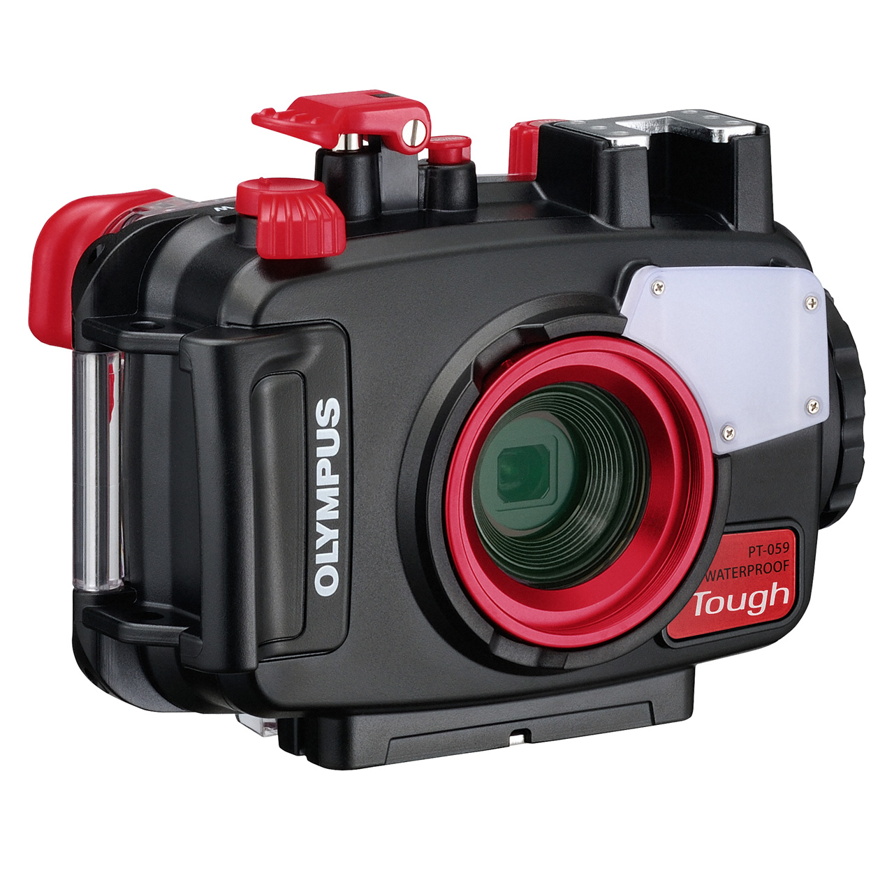 Olympus PCK-TG6-RED Tough TG-6 and PT-059 Package - Digital Diver